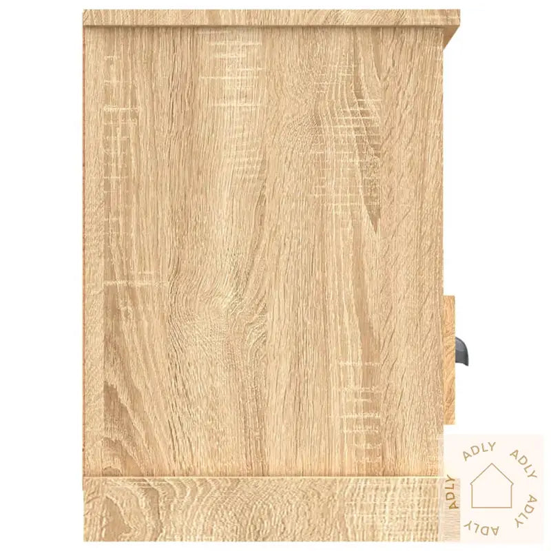 Tv-Benk Sonoma Eik 100X35X50 Cm Konstruert Tre