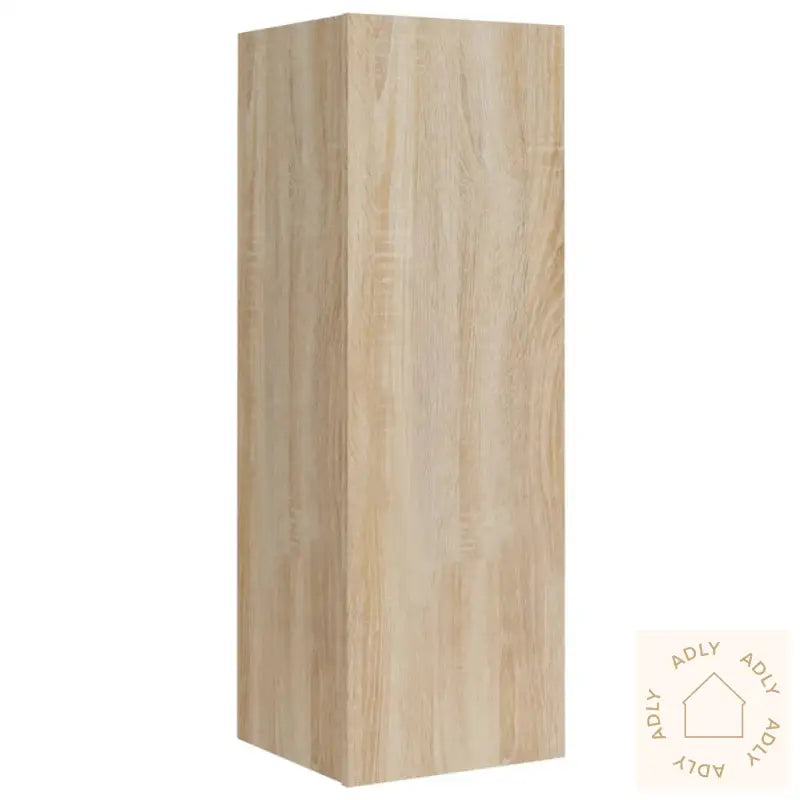 Tv-Skapsett 4 Deler Sonoma Eik Konstruert Tre