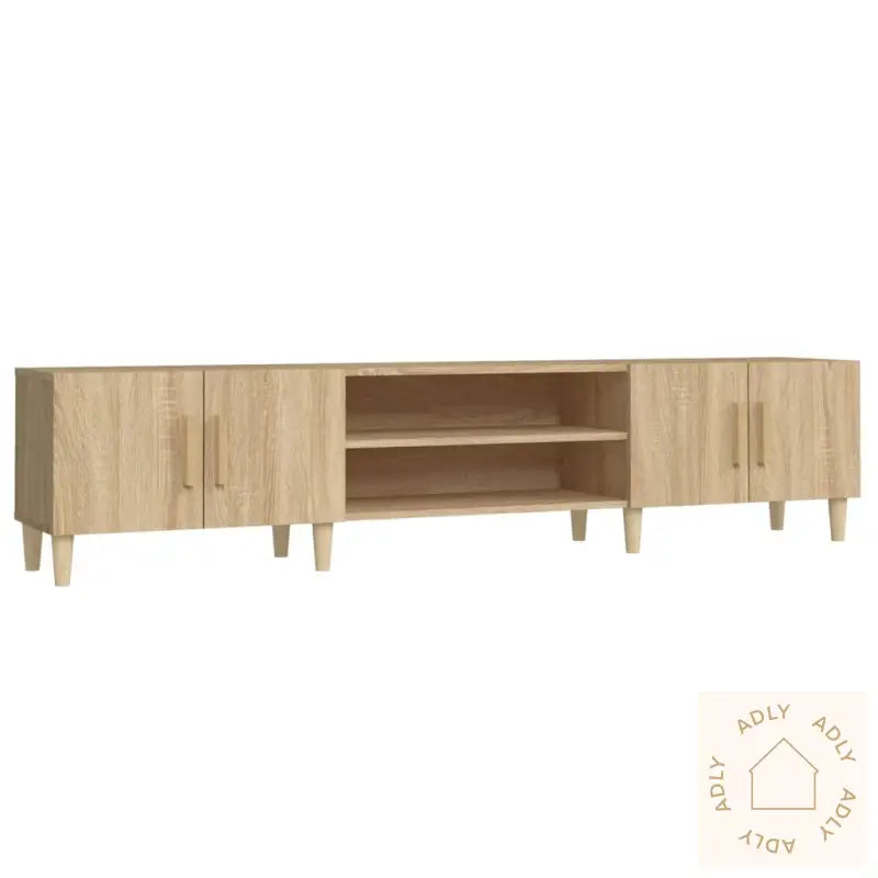 Tv-Benk Sonoma Eik 180X31,5X40 Cm Konstruert Tre