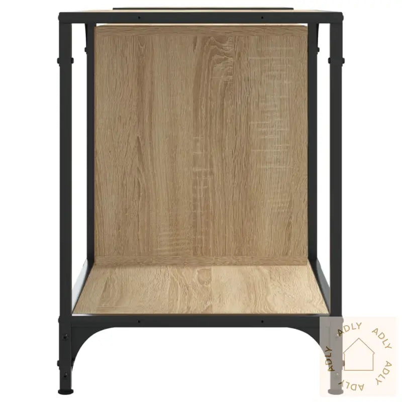 Tv-Benk Sonoma Eik 153X37X50 Cm Konstruert Tre