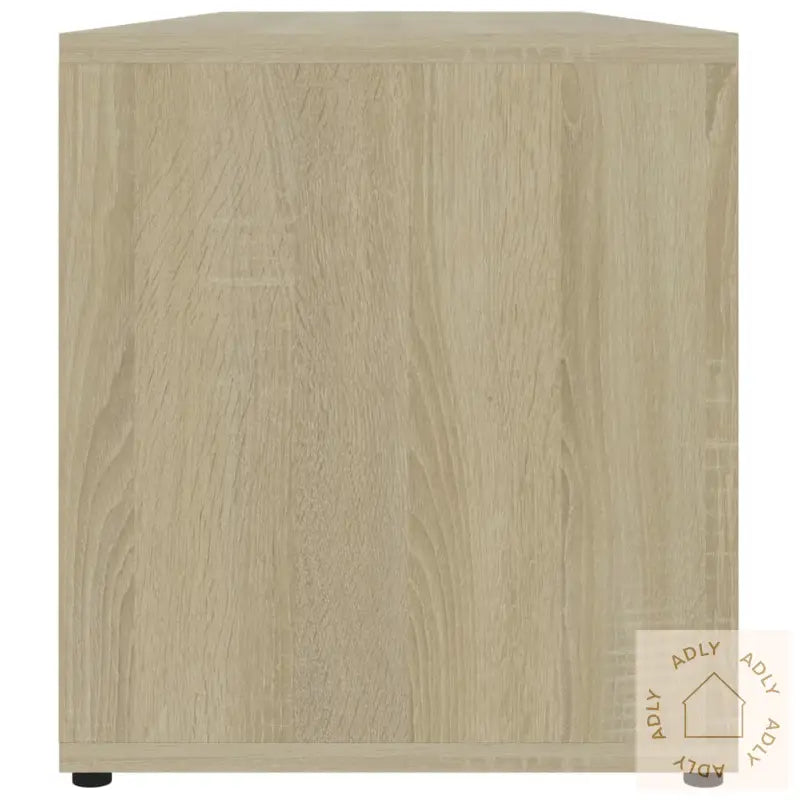 Tv-Benk Sonoma Eik 120X34X37 Cm Konstruert Tre