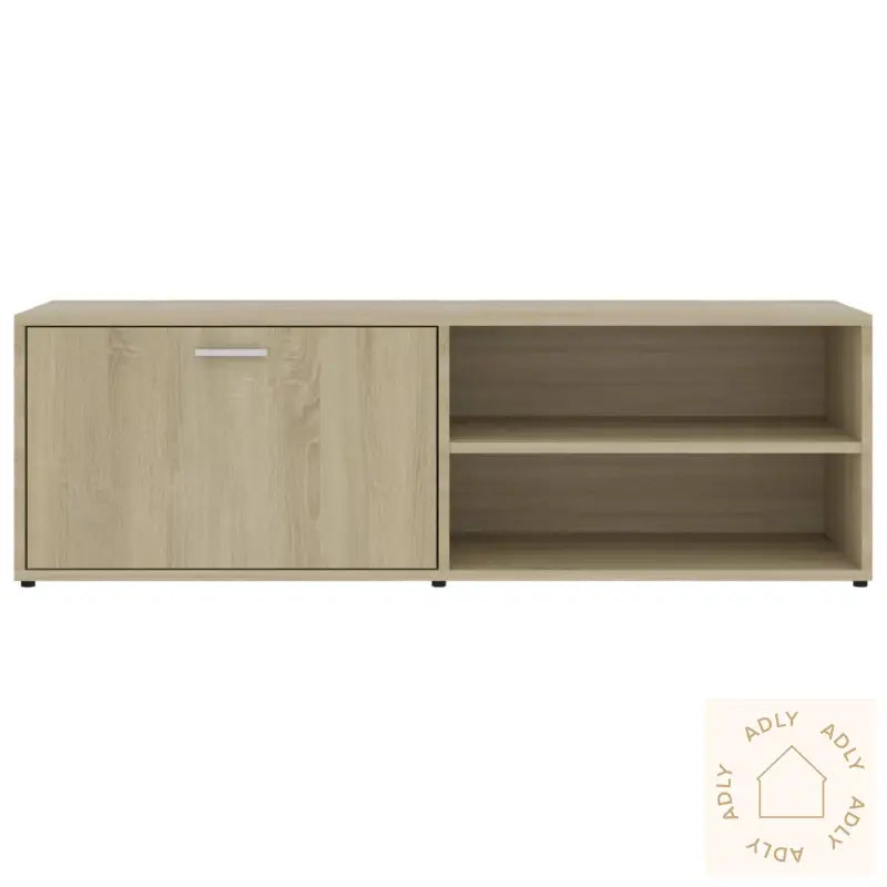 Tv-Benk Sonoma Eik 120X34X37 Cm Konstruert Tre