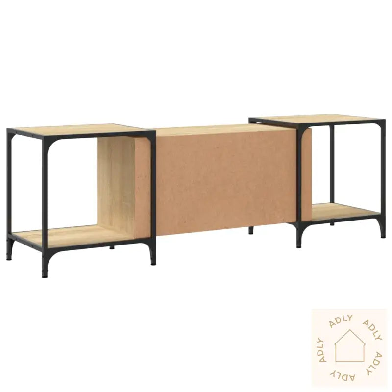 Tv-Benk Sonoma Eik 153X37X50 Cm Konstruert Tre