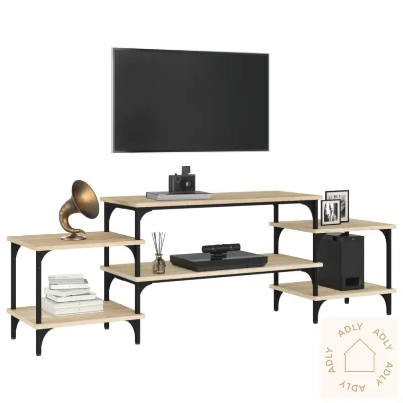 Tv-Benk Sonoma Eik 157X35X52 Cm Konstruert Tre