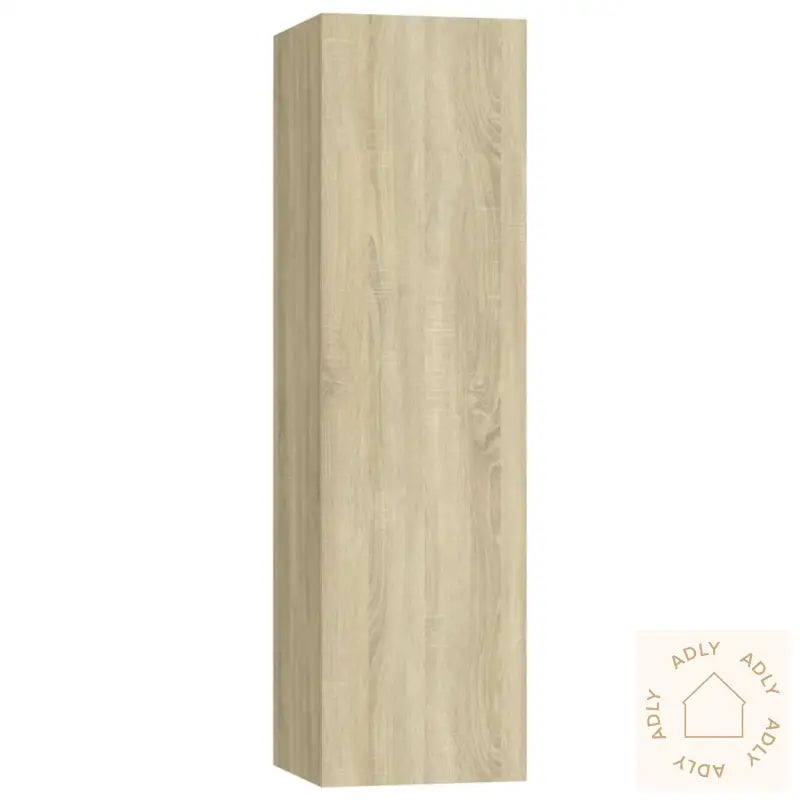 Tv-Skapsett 3 Deler Sonoma Eik Konstruert Tre