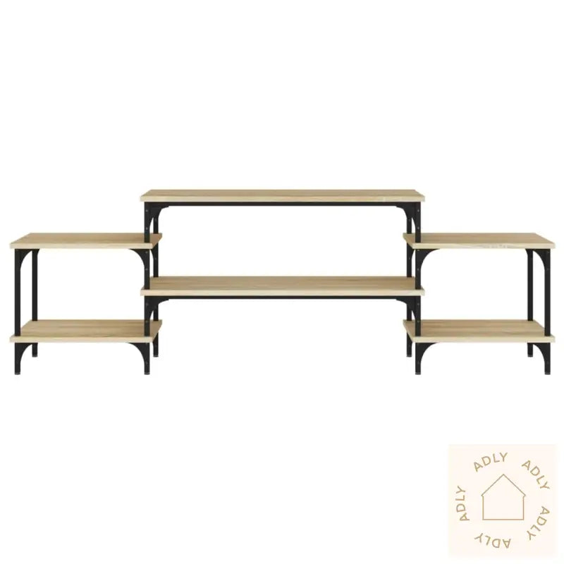 Tv-Benk Sonoma Eik 157X35X52 Cm Konstruert Tre