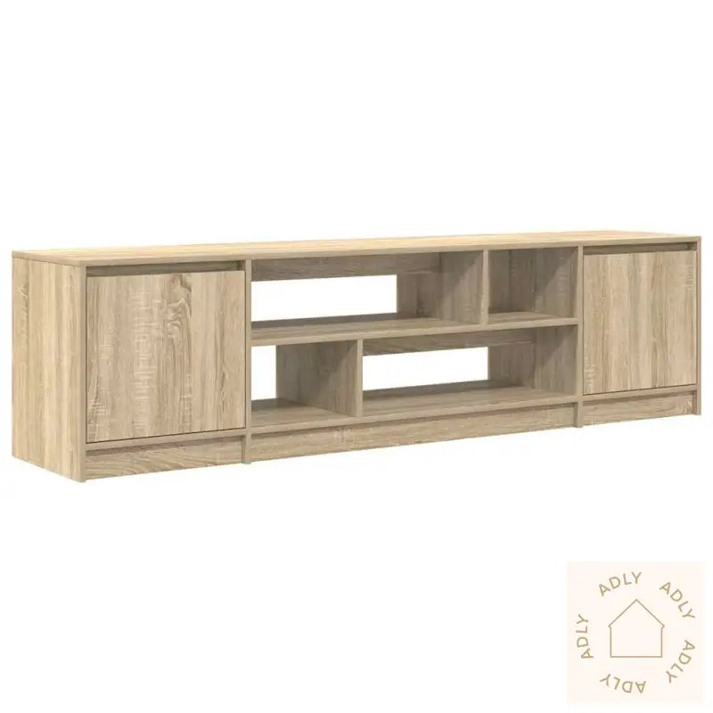Tv-Benk Sonoma Eik 188,5X41X50 Cm Konstruert Tre