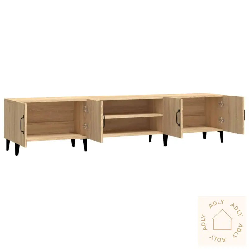 Tv-Benk Sonoma Eik 180X31,5X40 Cm Konstruert Tre