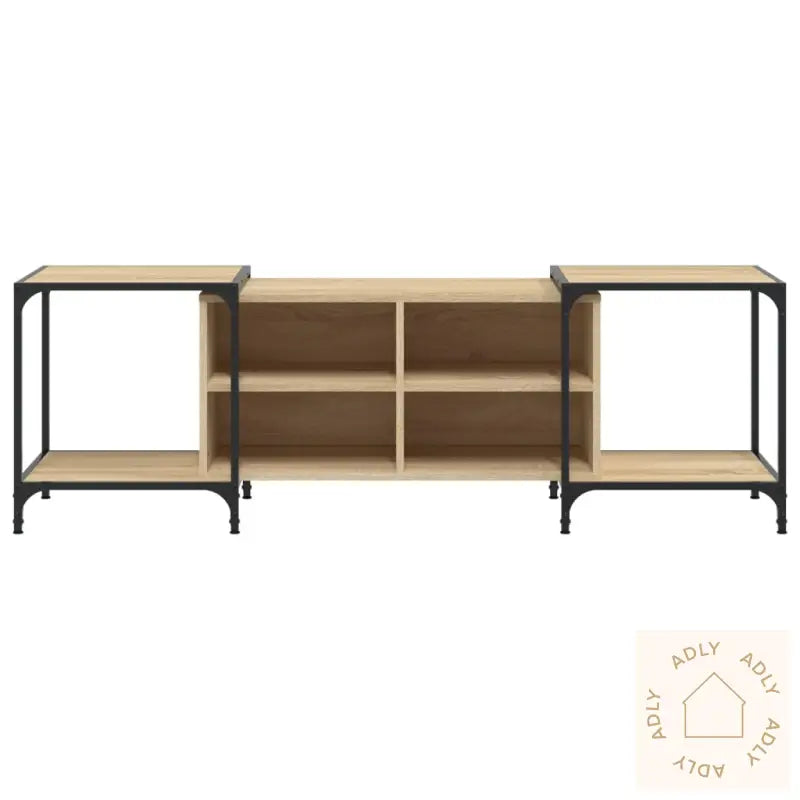 Tv-Benk Sonoma Eik 153X37X50 Cm Konstruert Tre