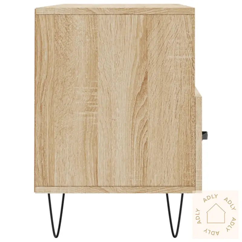 Tv-Benk Sonoma Eik 102X36X50 Cm Konstruert Tre