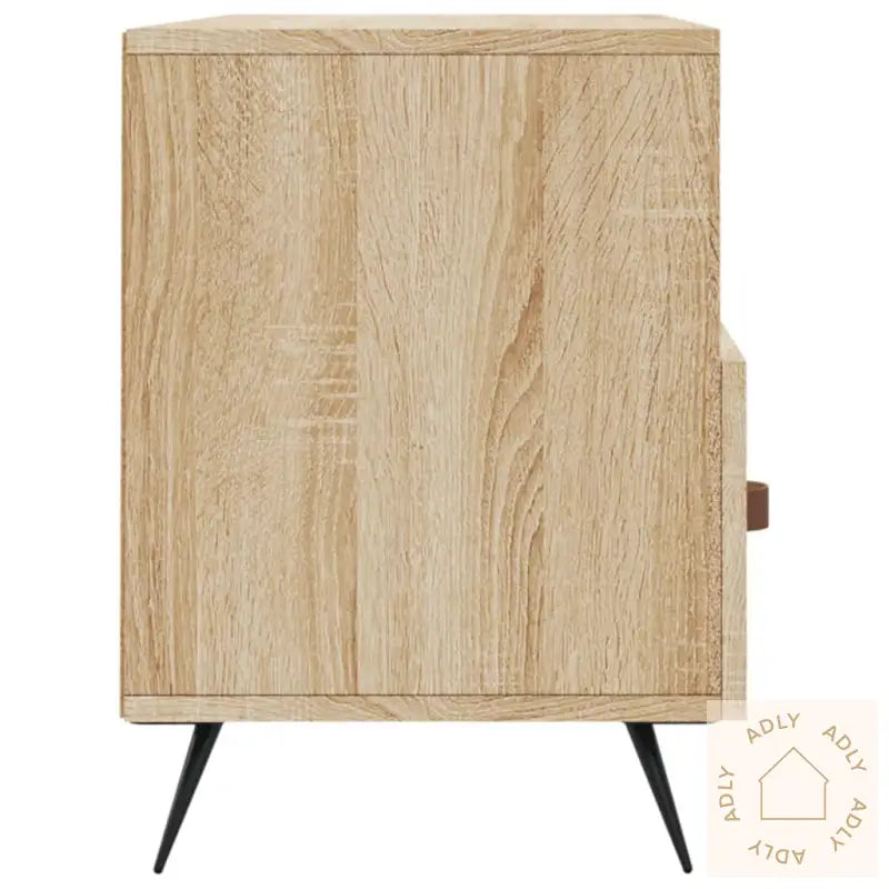 Tv-Benk Sonoma Eik 102X36X50 Cm Konstruert Tre