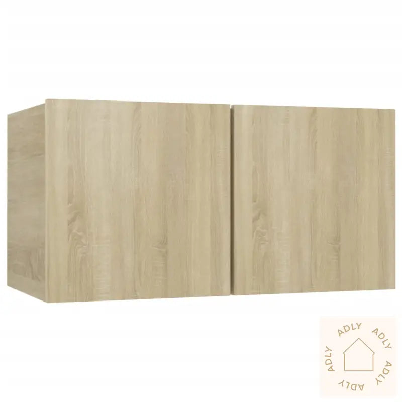 Tv-Benksett 7 Stk Sonoma Eik Konstruert Tre