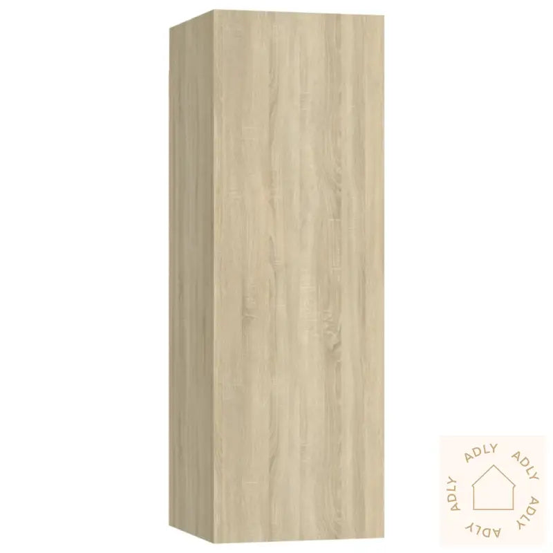 Tv-Benksett 7 Stk Sonoma Eik Konstruert Tre