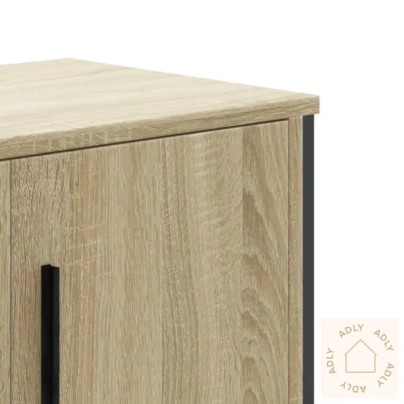 Tv-Benk Sonoma Eik 180X34X41 Cm Konstruert Tre