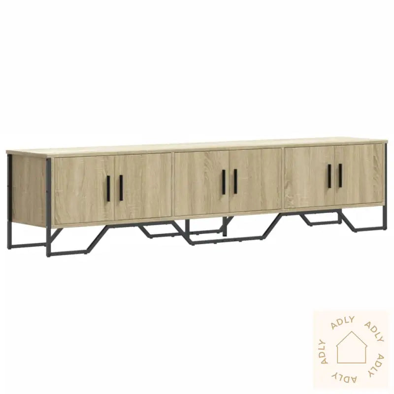 Tv-Benk Sonoma Eik 180X34X41 Cm Konstruert Tre