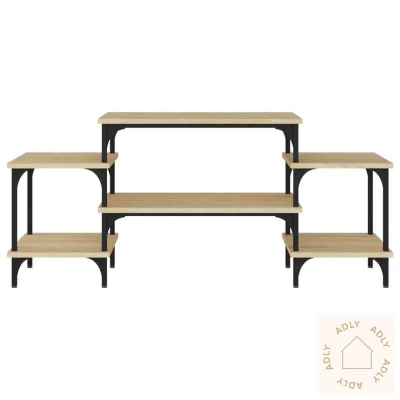 Tv-Benk Sonoma Eik 117X35X52 Cm Konstruert Tre