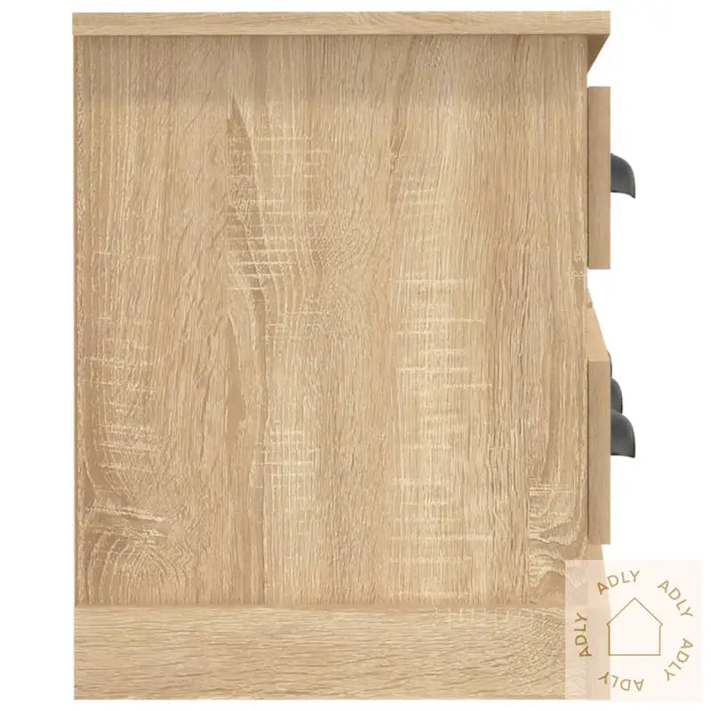 Tv-Benk Sonoma Eik 100X35,5X45 Cm Konstruert Tre