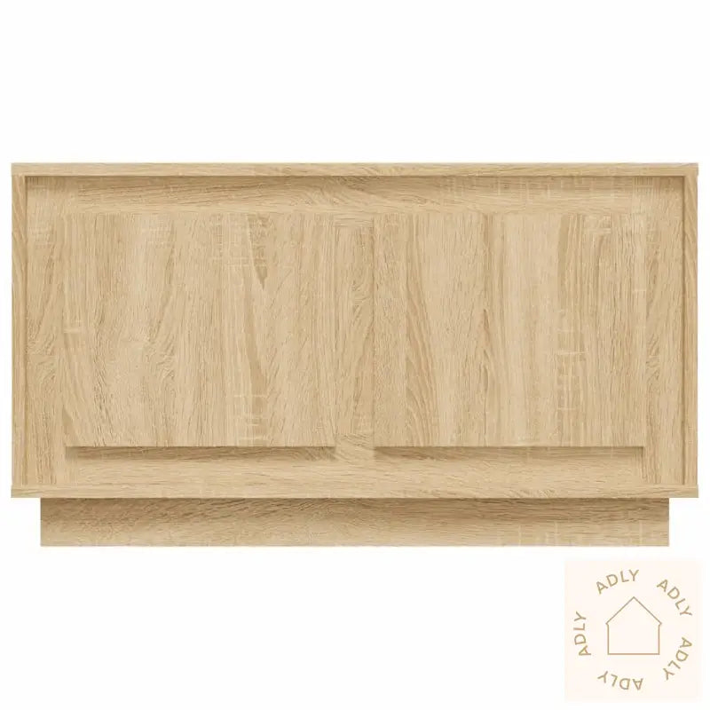 Tv-Benk Sonoma Eik 80X35X45 Cm Konstruert Tre