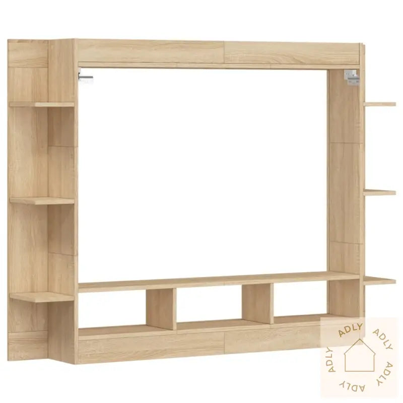 Tv-Benk Sonoma Eik 152X22X113 Cm Konstruert Tre