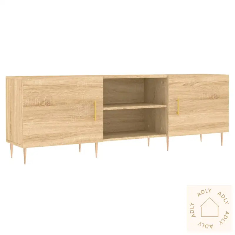 Tv-Benk Sonoma Eik 150X30X50 Cm Konstruert Tre
