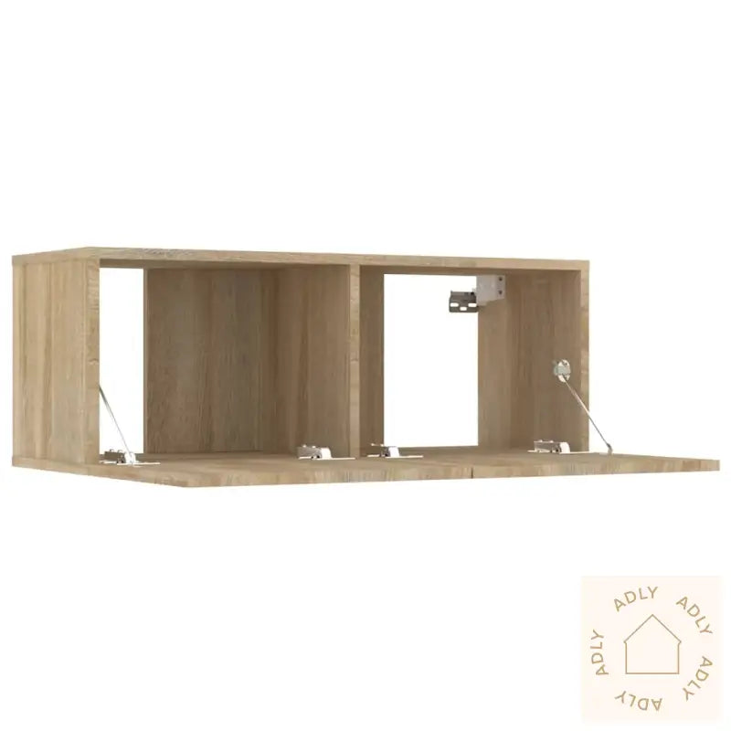 Tv-Benker 2 Stk Sonoma Eik 80X30X30 Cm Konstruert Tre