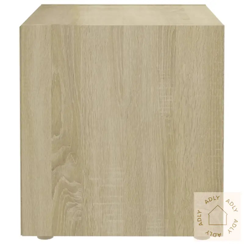 Tv-Benk Sonoma Eik 37X35X37 Cm Konstruert Tre