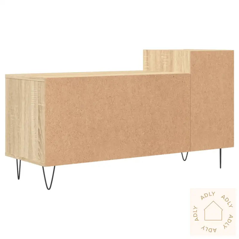 Tv-Benk Sonoma Eik 100X35X55 Cm Konstruert Tre