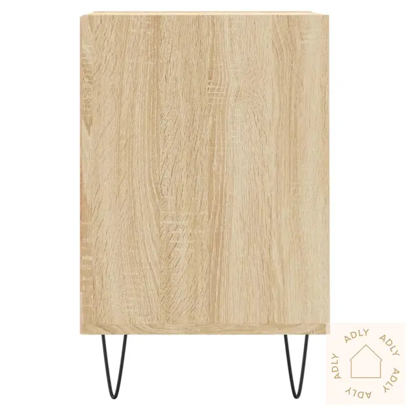 Tv-Benk Sonoma Eik 100X35X55 Cm Konstruert Tre