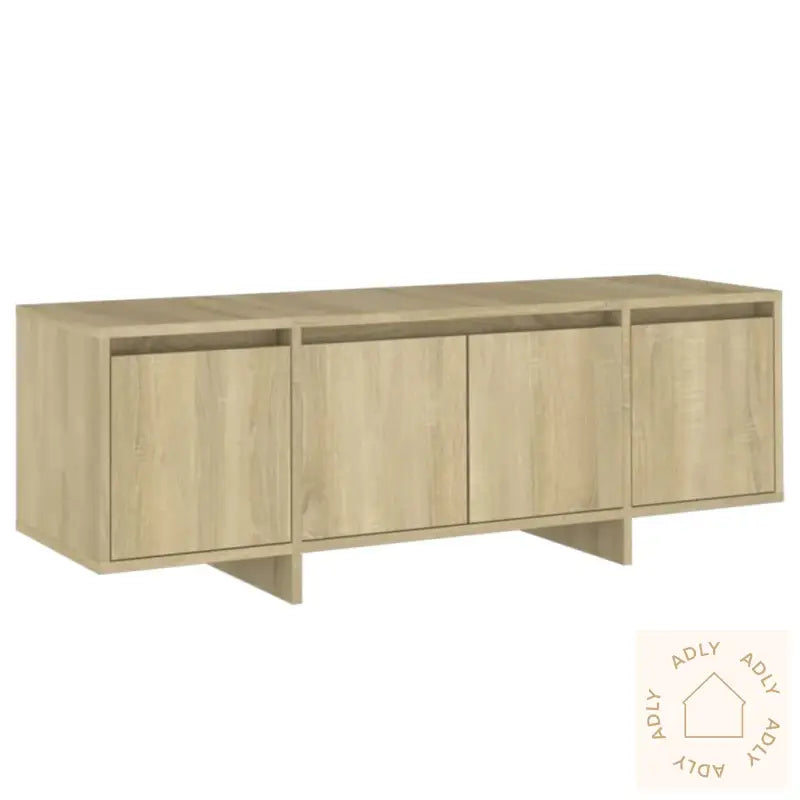 Tv-Benk Sonoma Eik 120X30X40,5 Cm Konstruert Tre