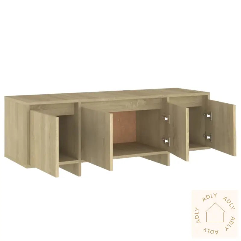Tv-Benk Sonoma Eik 120X30X40,5 Cm Konstruert Tre