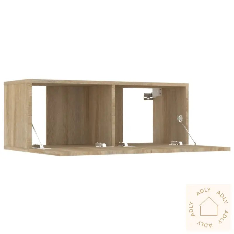 Tv-Benker 4 Stk Sonoma Eik 80X30X30 Cm Konstruert Tre