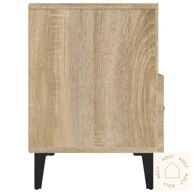 Tv-Benk Sonoma Eik 80X36X50 Cm Konstruert Tre