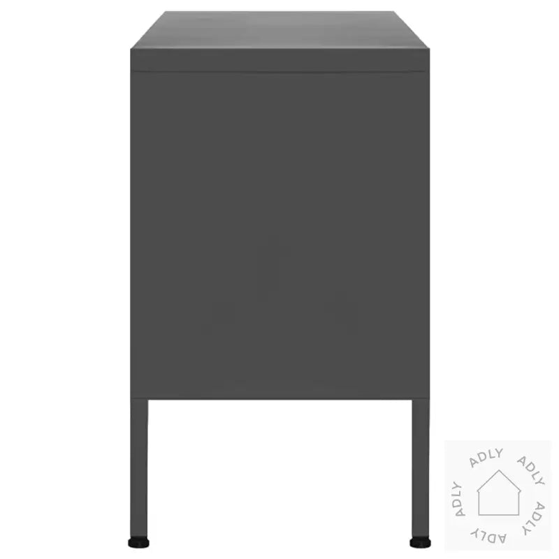 Tv-Benk Antrasitt 105X35X50 Cm Stål