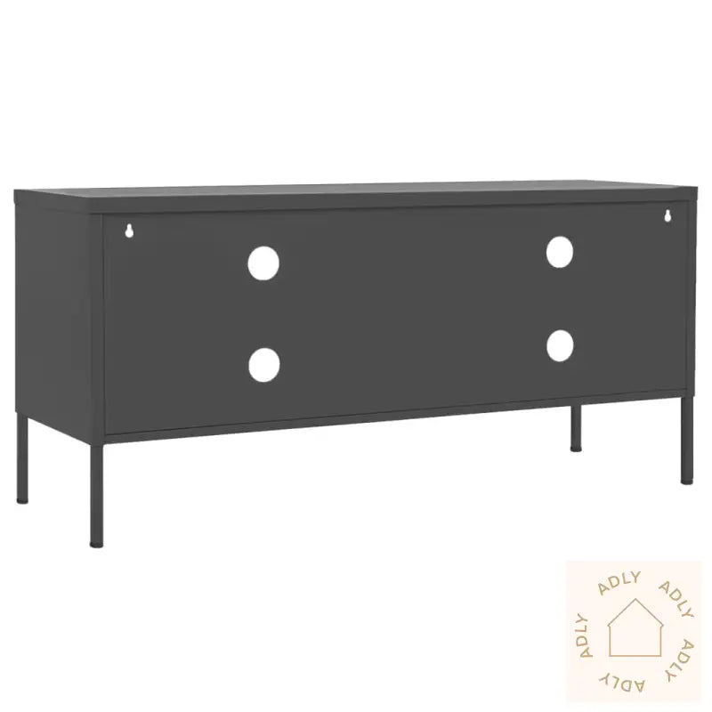 Tv-Benk Antrasitt 105X35X50 Cm Stål