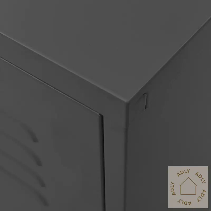 Tv-Benk Antrasitt 105X35X50 Cm Stål