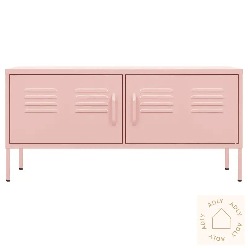 Tv-Benk Rosa 105X35X50 Cm Stål