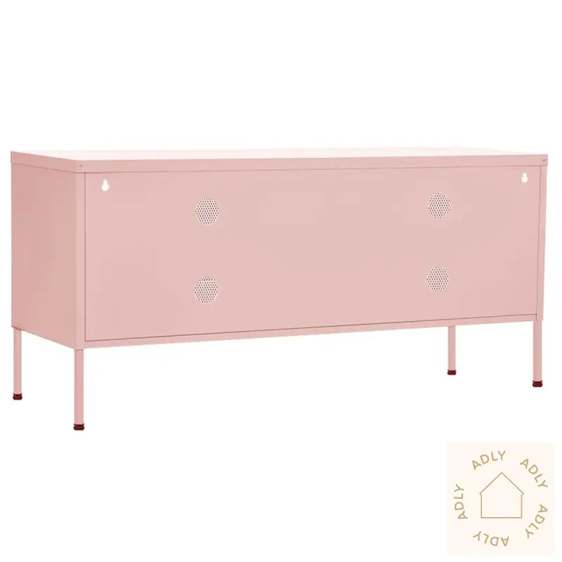 Tv-Benk Rosa 105X35X50 Cm Stål