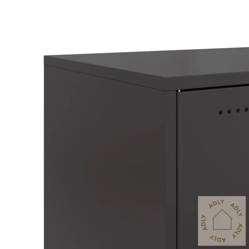 Tv-Benk Svart 68X39X43,5 Cm Stål