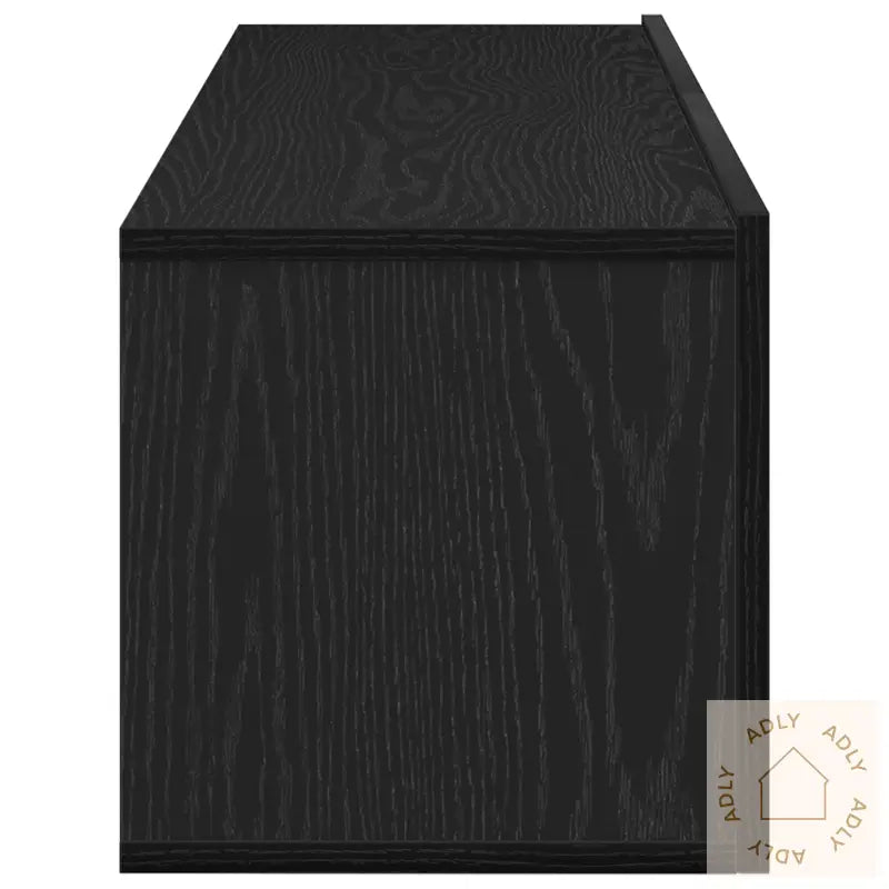 Tv-Benk 2 Stk Svart Eik 100X30X30 Cm Laget Av Tre