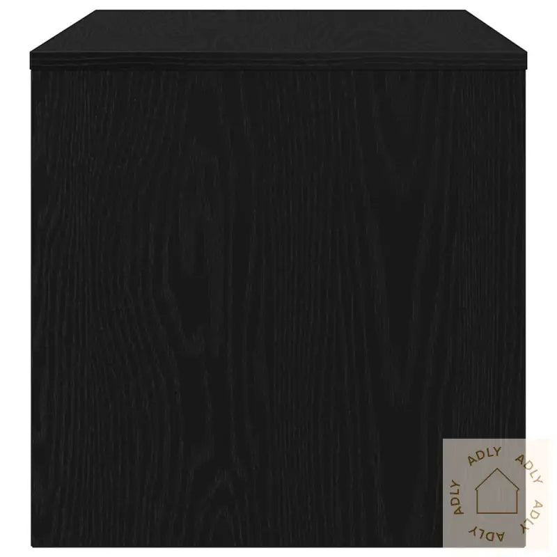 Tv-Benk Svart Eik 80X40X40 Cm Konstruert Tre