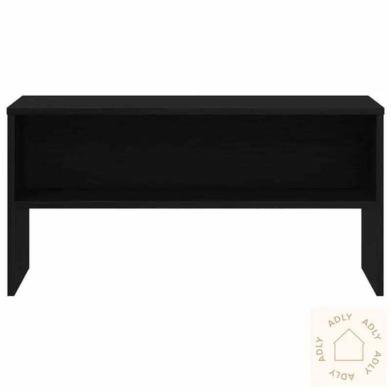 Tv-Benk Svart Eik 80X40X40 Cm Konstruert Tre