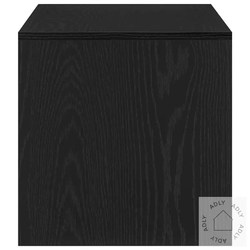 Tv-Benk Svart Eik 100X40X40 Cm Konstruert Tre