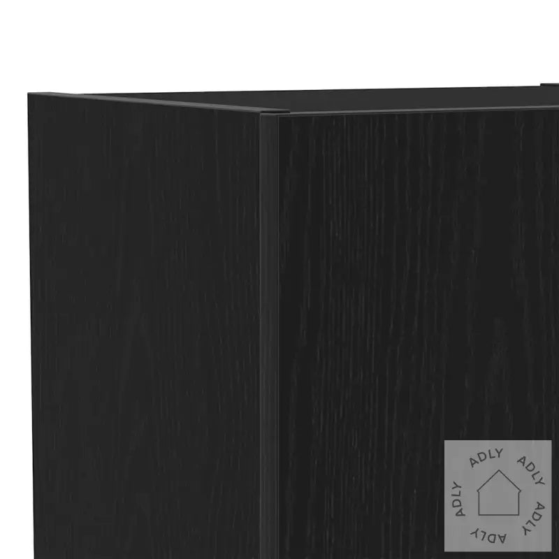 Led Tv-Skap Svart Eik 30.5X30X102 Cm Laget Av Tre