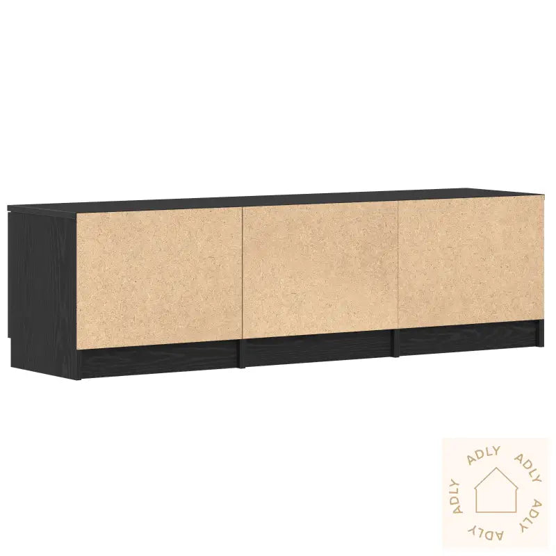 Tv-Benksn - Svart Eik - 140X35X40 Cm - Laget Av Konstruert Tre