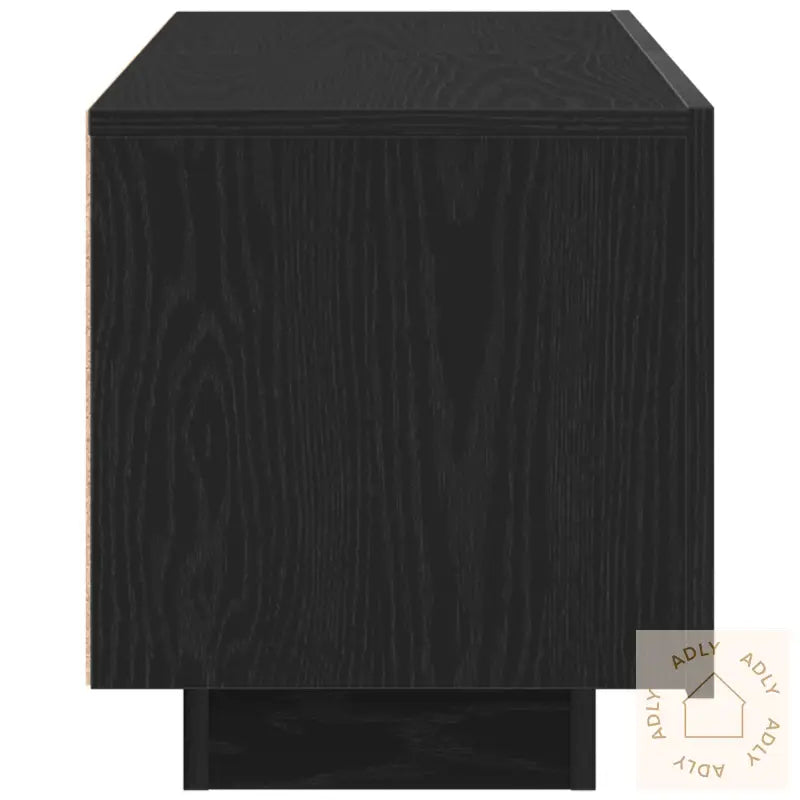 Tv-Skap I Svart Eik 100X35X40 Cm Av Konstruert Tre