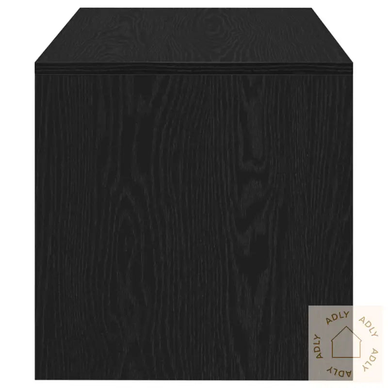 Tv-Benk Svart Eik 60X40X40 Cm Konstruert Tre