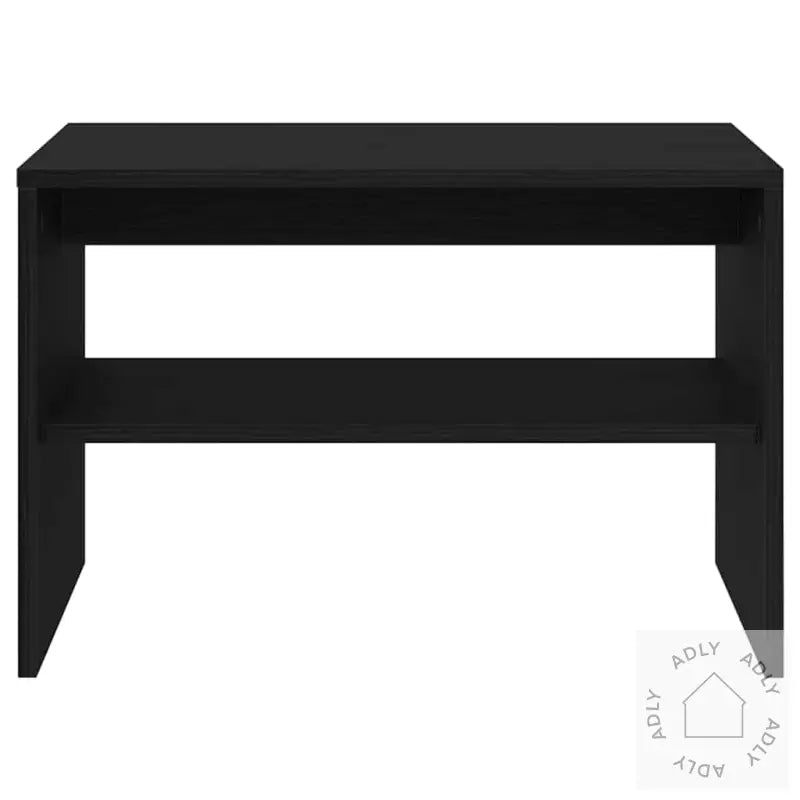 Tv-Benk Svart Eik 60X40X40 Cm Konstruert Tre