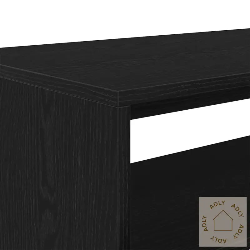 Tv-Benk Svart Eik 60X40X40 Cm Konstruert Tre