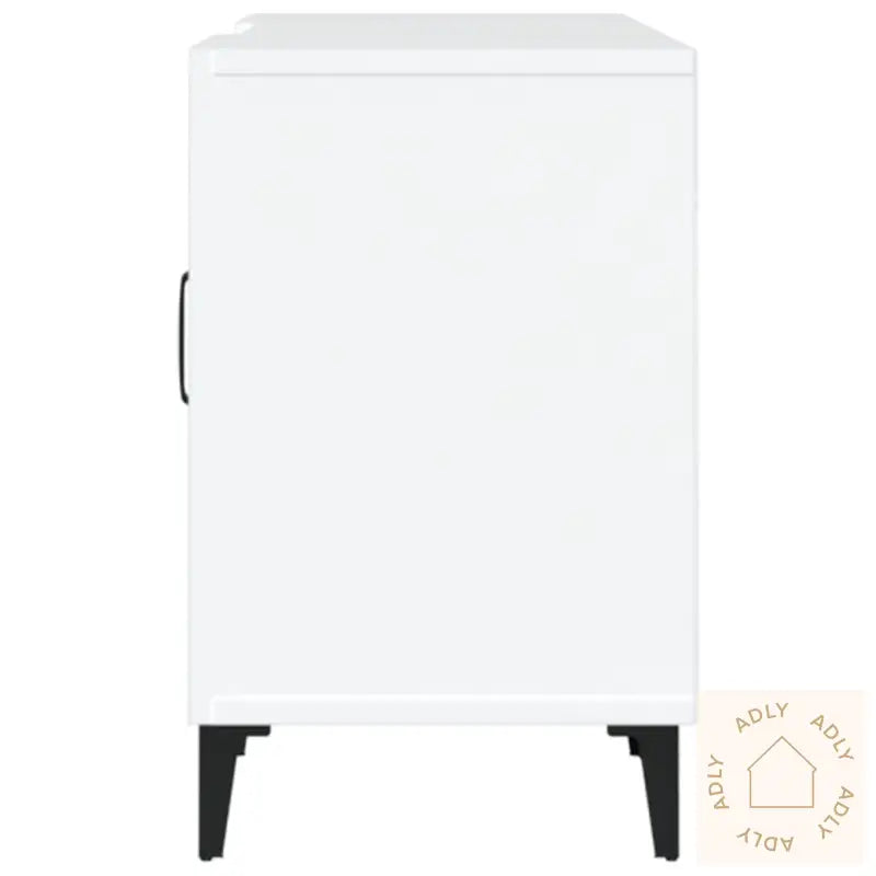 Tv-Benk Hvit 150X30X50 Cm Konstruert Tre