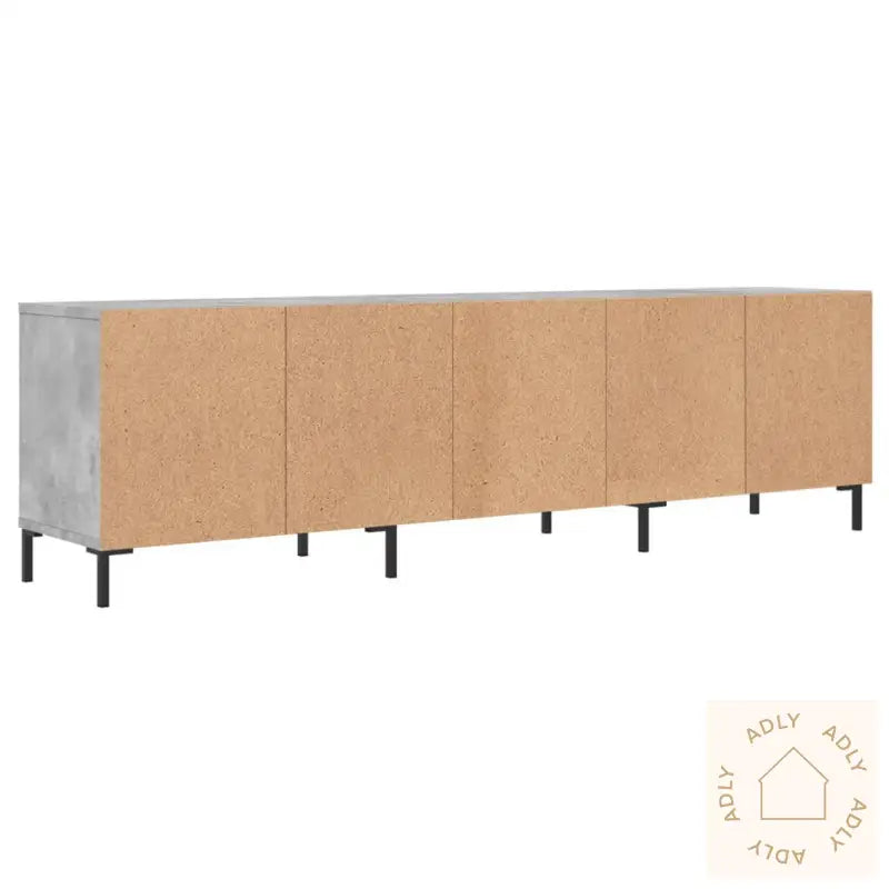 Tv-Benk Betonggrå 150X30X44,5 Cm Konstruert Tre